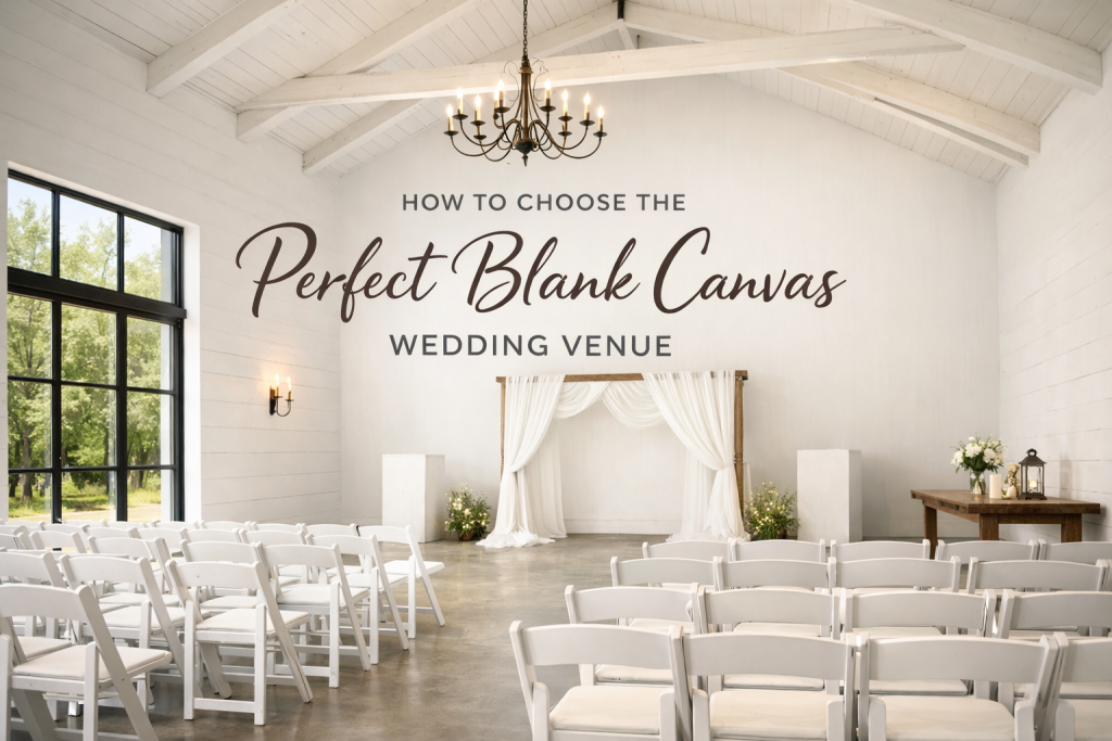 How to Choose the Perfect Blank Canvas Wedding Venue - blank canvas wedding venue